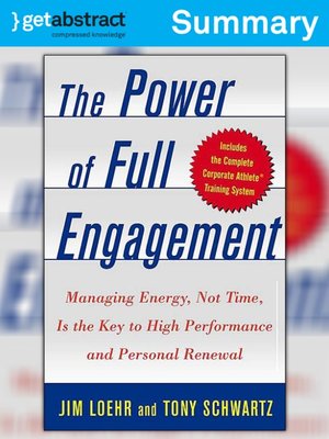 cover image of The Power of Full Engagement (Summary)